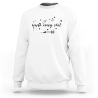 Worth Every Shot Sweatshirt IVF Baby Pregnancy Announcement - Wonder Print Shop