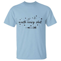 Worth Every Shot T Shirt IVF Baby Pregnancy Announcement - Wonder Print Shop