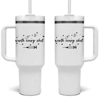 Worth Every Shot Tumbler With Handle IVF Baby Pregnancy Announcement - Wonder Print Shop