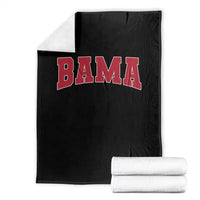 Vintage Bama Throw Blanket Retro Varsity Alabama Football Lover AL State - Wonder Print Shop