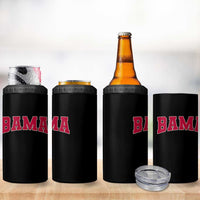 Vintage Bama 4 in 1 Can Cooler Tumbler Retro Varsity Alabama Football Lover AL State - Wonder Print Shop