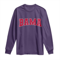 Vintage Bama Long Sleeve Shirt Retro Varsity Alabama Football Lover AL State - Wonder Print Shop