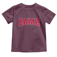 Vintage Bama Toddler T Shirt Retro Varsity Alabama Football Lover AL State - Wonder Print Shop