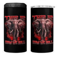 Alabama Fan 4 in 1 Can Cooler Tumbler This Is How We Roll Bama Mascot Game Day - Wonder Print Shop
