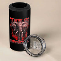 Alabama Fan 4 in 1 Can Cooler Tumbler This Is How We Roll Bama Mascot Game Day - Wonder Print Shop