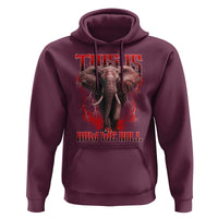Alabama Fan Hoodie This Is How We Roll Bama Mascot Game Day - Wonder Print Shop