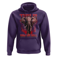 Alabama Fan Hoodie This Is How We Roll Bama Mascot Game Day - Wonder Print Shop