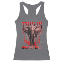 Alabama Fan Racerback Tank Top This Is How We Roll Bama Mascot Game Day - Wonder Print Shop