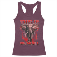 Alabama Fan Racerback Tank Top This Is How We Roll Bama Mascot Game Day - Wonder Print Shop