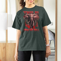 Alabama Fan T Shirt For Women This Is How We Roll Bama Mascot Game Day - Wonder Print Shop
