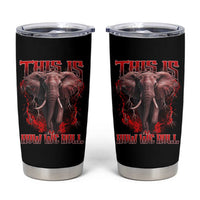 Alabama Fan Tumbler Cup This Is How We Roll Bama Mascot Game Day - Wonder Print Shop