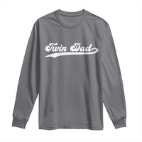 Twin Dad Long Sleeve Shirt Vintage Retro Style Fathers Day Presents - Wonder Print Shop