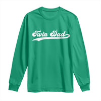 Twin Dad Long Sleeve Shirt Vintage Retro Style Fathers Day Presents - Wonder Print Shop