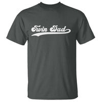 Twin Dad T Shirt Vintage Retro Style Fathers Day Presents - Wonder Print Shop