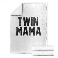 Twin Mama Throw Blanket Pregnancy Announcement New Mom Mothers Day Gift