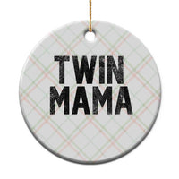 Twin Mama Ceramic Ornament Pregnancy Announcement New Mom Mothers Day Gift