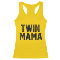 Twin Mama Racerback Tank Top Pregnancy Announcement New Mom Mothers Day Gift