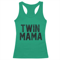 Twin Mama Racerback Tank Top Pregnancy Announcement New Mom Mothers Day Gift