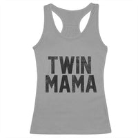 Twin Mama Racerback Tank Top Pregnancy Announcement New Mom Mothers Day Gift