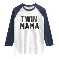 Twin Mama Raglan Shirt Pregnancy Announcement New Mom Mothers Day Gift