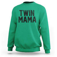 Twin Mama Sweatshirt Pregnancy Announcement New Mom Mothers Day Gift