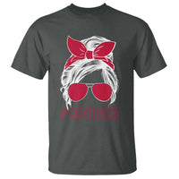 Georgia Lovers T Shirt Bulldogs Game Day Messy Bun - Wonder Print Shop
