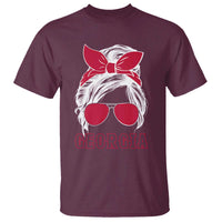 Georgia Lovers T Shirt Bulldogs Game Day Messy Bun - Wonder Print Shop