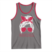 Georgia Lovers Tank Top Bulldogs Game Day Messy Bun - Wonder Print Shop