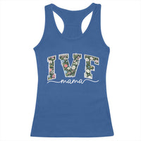 IVF Mama Racerback Tank Top Floral Mom Mothers Day - Wonder Print Shop