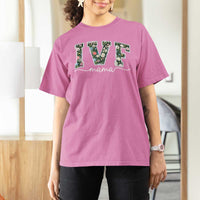 IVF Mama T Shirt For Women Floral Mom Mothers Day - Wonder Print Shop
