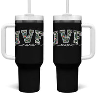 IVF Mama Tumbler With Handle Floral Mom Mothers Day - Wonder Print Shop