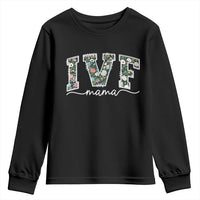 IVF Mama Youth Sweatshirt Floral Mom Mothers Day - Wonder Print Shop