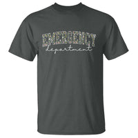 Floral Emergency Department T Shirt ER Nurse Gift - Wonder Print Shop