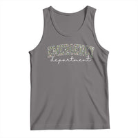 Floral Emergency Department Tank Top ER Nurse Gift - Wonder Print Shop