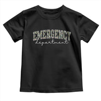 Floral Emergency Department Toddler T Shirt ER Nurse Gift - Wonder Print Shop