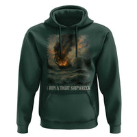 I Run a Tight Shipwreck Hoodie Homeschool Mama Cool Mom - Wonder Print Shop