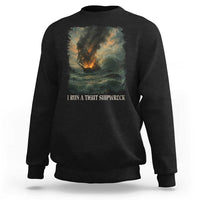 I Run a Tight Shipwreck Sweatshirt Homeschool Mama Cool Mom - Wonder Print Shop