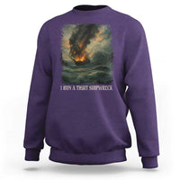 I Run a Tight Shipwreck Sweatshirt Homeschool Mama Cool Mom - Wonder Print Shop