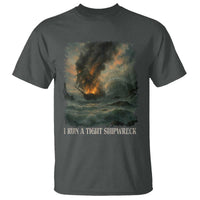 I Run a Tight Shipwreck T Shirt Homeschool Mama Cool Mom - Wonder Print Shop