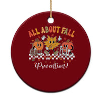 Fall Prevention Ceramic Ornament Autumn Thanksgiving Nurse PT OT - Wonder Print Shop