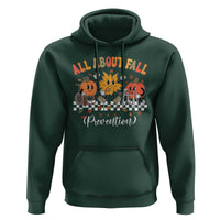 Fall Prevention Hoodie Autumn Thanksgiving Nurse PT OT - Wonder Print Shop