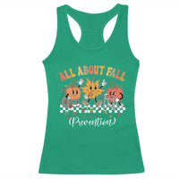 Fall Prevention Racerback Tank Top Autumn Thanksgiving Nurse PT OT - Wonder Print Shop