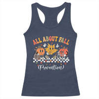 Fall Prevention Racerback Tank Top Autumn Thanksgiving Nurse PT OT - Wonder Print Shop