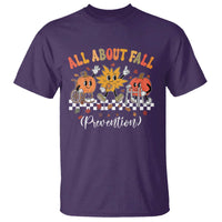 Fall Prevention T Shirt Autumn Thanksgiving Nurse PT OT - Wonder Print Shop