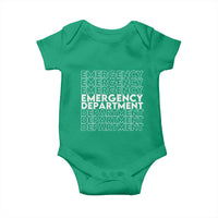 Emergency Department Baby Onesie Retro ER Nurse Gift - Wonder Print Shop
