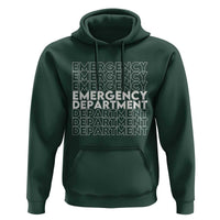 Emergency Department Hoodie Retro ER Nurse Gift - Wonder Print Shop