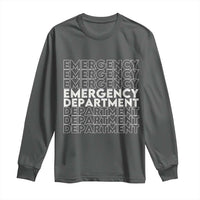 Emergency Department Long Sleeve Shirt Retro ER Nurse Gift - Wonder Print Shop