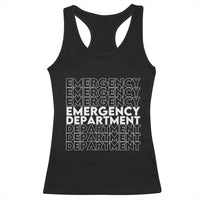 Emergency Department Racerback Tank Top Retro ER Nurse Gift - Wonder Print Shop