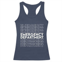 Emergency Department Racerback Tank Top Retro ER Nurse Gift - Wonder Print Shop