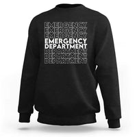 Emergency Department Sweatshirt Retro ER Nurse Gift - Wonder Print Shop